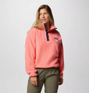 COLUMBIA Helvetia II Cropped Half Snap Fleec Fleecejacken & Pullover COLUMBIA Alpenglow XS