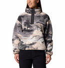 COLUMBIA Helvetia II Printed Cropped Half Sn Fleecejacken & Pullover COLUMBIA Black Frondtastic XS