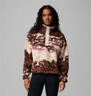 COLUMBIA Helvetia II Printed Cropped Half Sn Fleecejacken & Pullover COLUMBIA Tobacco XS