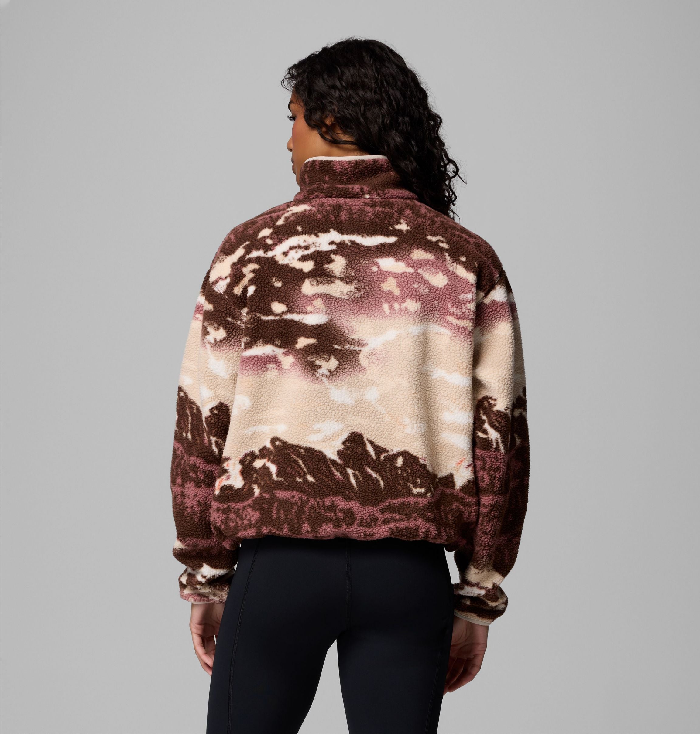 COLUMBIA Helvetia II Printed Cropped Half Sn Fleecejacken & Pullover COLUMBIA
