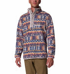 COLUMBIA Helvetia II Printed Half Snap Fleec Fußballoberteile COLUMBIA Sea Salt, Gulf Stream S