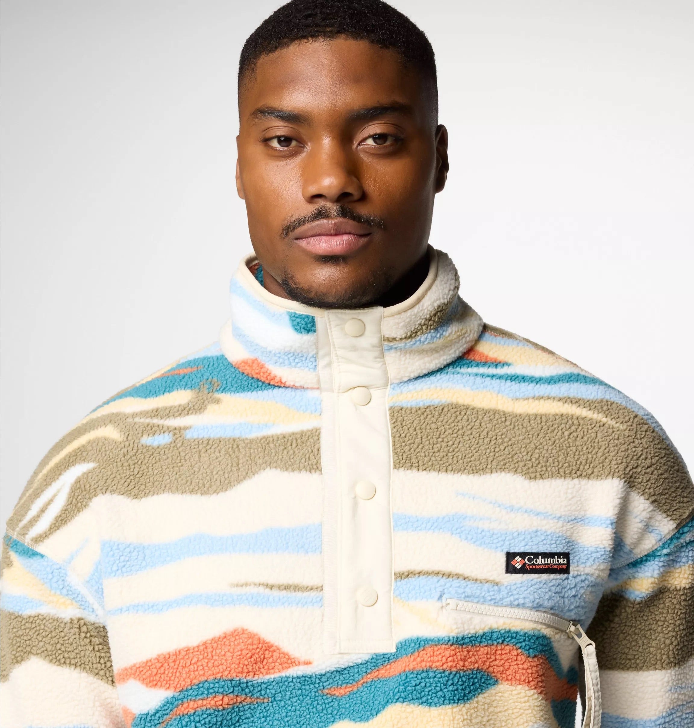 COLUMBIA Helvetia II Printed Half Snap Fleec – Sport Kuhn