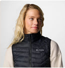 COLUMBIA Powder Pass II Hybrid Vest Black, White Stripe Wanderjacken COLUMBIA