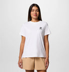 COLUMBIA Rolling Bend Graphic SS Freizeitshirts /-blusen COLUMBIA White Triple Peak XS