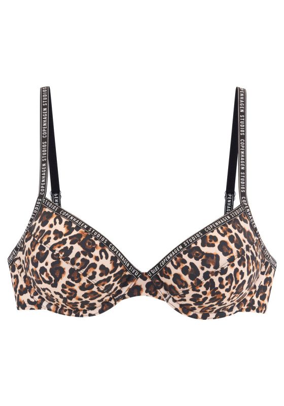 COPENHAGEN STUDIOS Bügel-Top C Bikini COPENHAGEN STUDIOS leo print 38/C