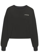 COPENHAGEN STUDIOS Cropped Sweatshirt Freizeitpullover COPENHAGEN STUDIOS black XS