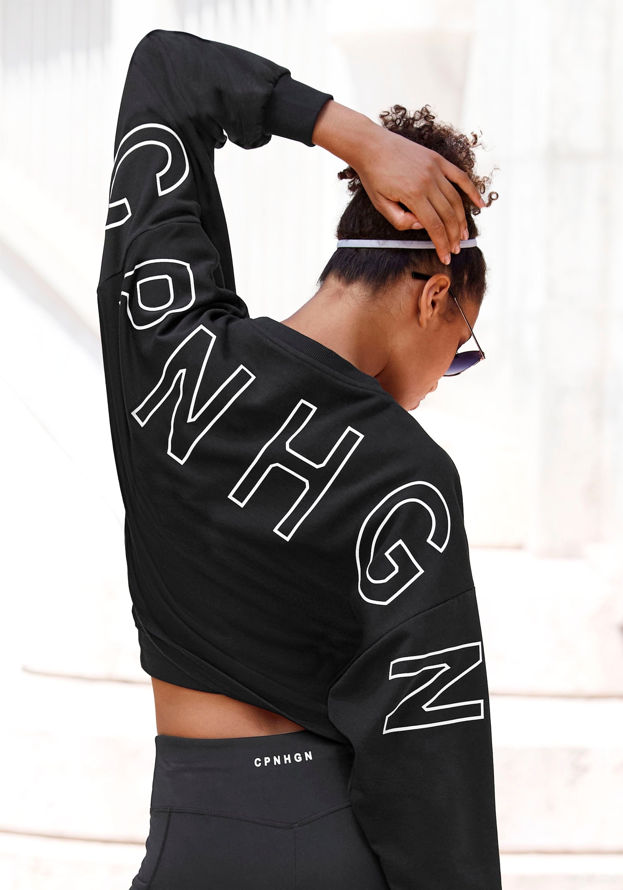 COPENHAGEN STUDIOS Cropped Sweatshirt Freizeitpullover COPENHAGEN STUDIOS