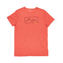 DEVOLD ACTIVE "OUTLINE" TEE MAN Wandershirts /-hemden DEVOLD CAYENNE S