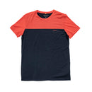 DEVOLD CLASSIC LINEAR TEE MAN Wandershirts /-hemden DEVOLD INK/CAYENNE S