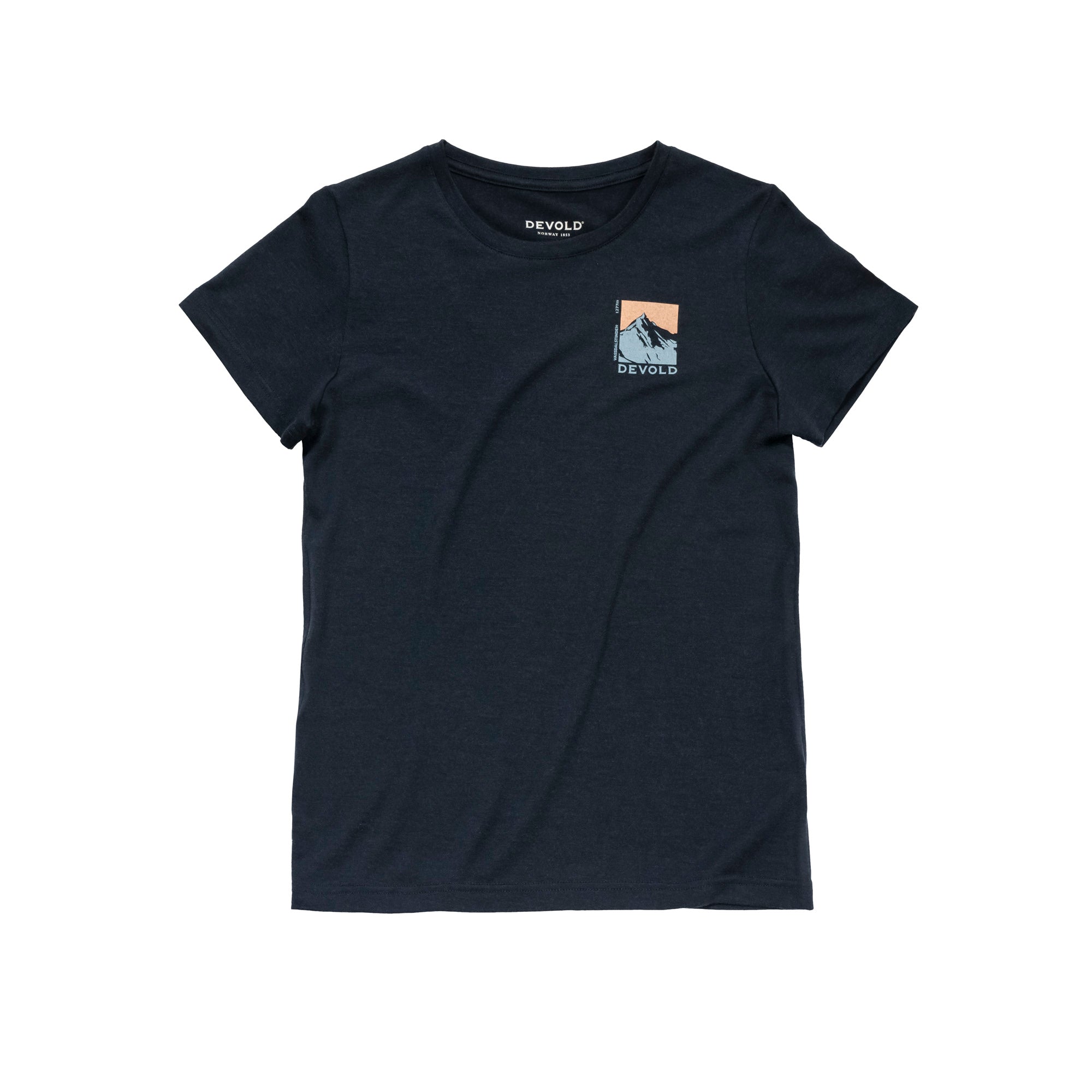 DEVOLD CLASSIC "SUMMIT" TEE WMN Wandershirts /-hemden DEVOLD INK XS