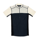 DEVOLD LAUPAREN MERINO 190 ZIP TEE MAN DEVOLD RAW WHITE/INK/BLACK S