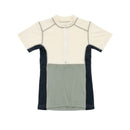 DEVOLD LAUPAREN MERINO 190 ZIP TEE WMN DEVOLD RAW WHITE/FOG/INK XS