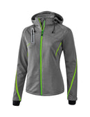 ERIMA softshell jacket FUNCTION Trainingsjacken ERIMA grey melange/green gecko 36