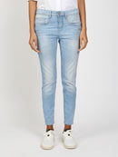 GANG 94AMELIE CROPPED Freizeithosen GANG crystal blue 25