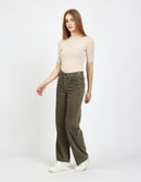 GANG 94AMELIE WIDE ecru Freizeithosen GANG