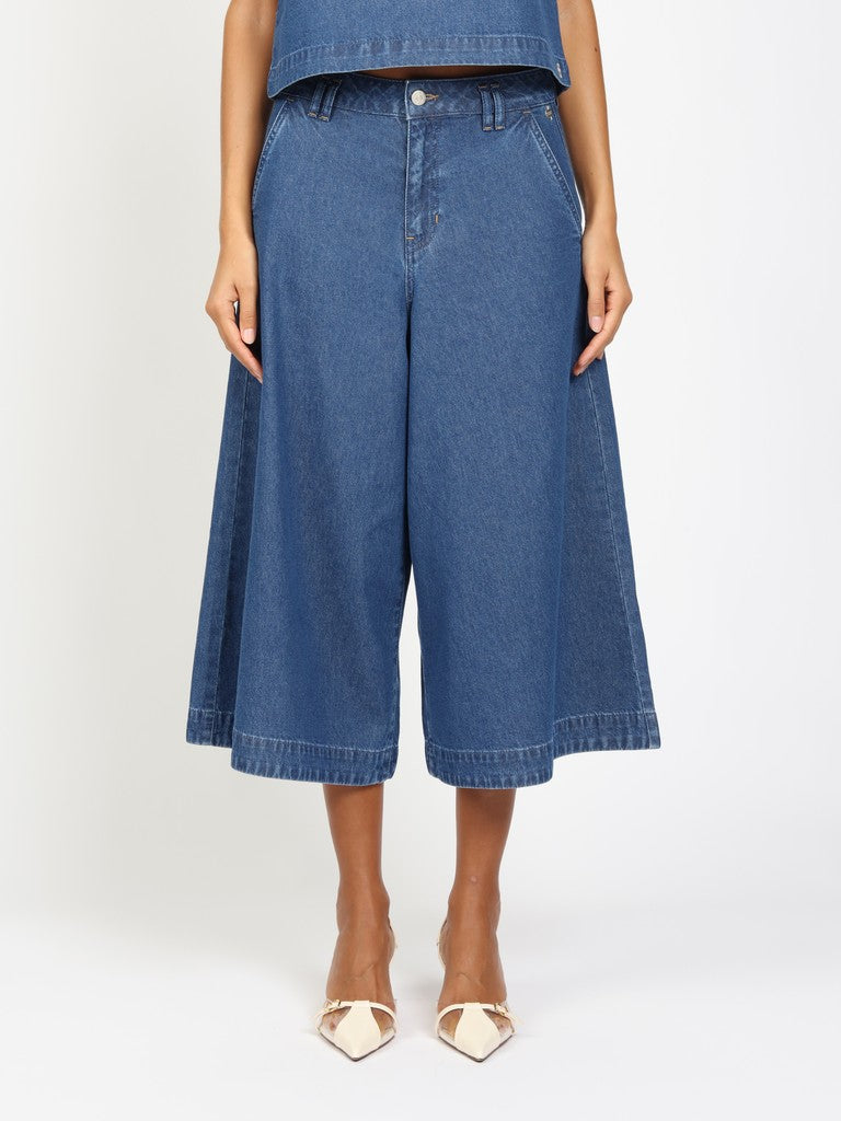 GANG 94SCALA CULOTTE Freizeithosen GANG deep midblue 25