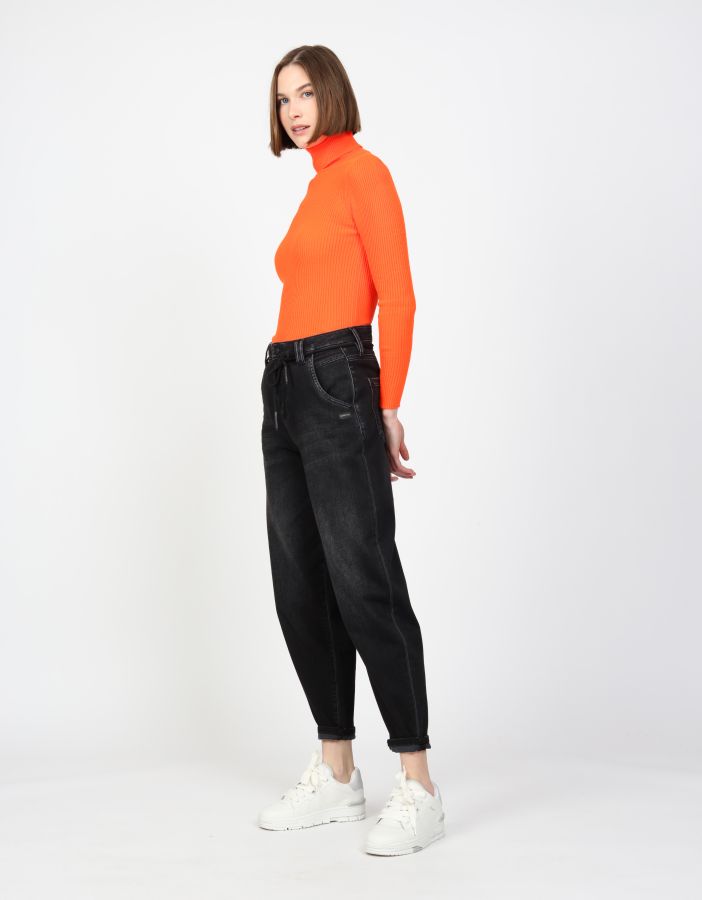 GANG 94VIA JOGGER Freizeithosen GANG used black wash 25