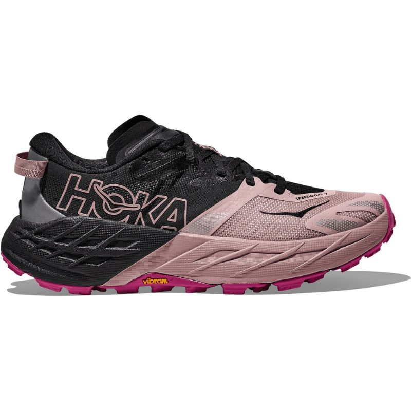 HOKA ONE ONE W SPEEDGOAT 7 Trail HOKA ONE ONE BLACK / PINK OPAL 38 2/3