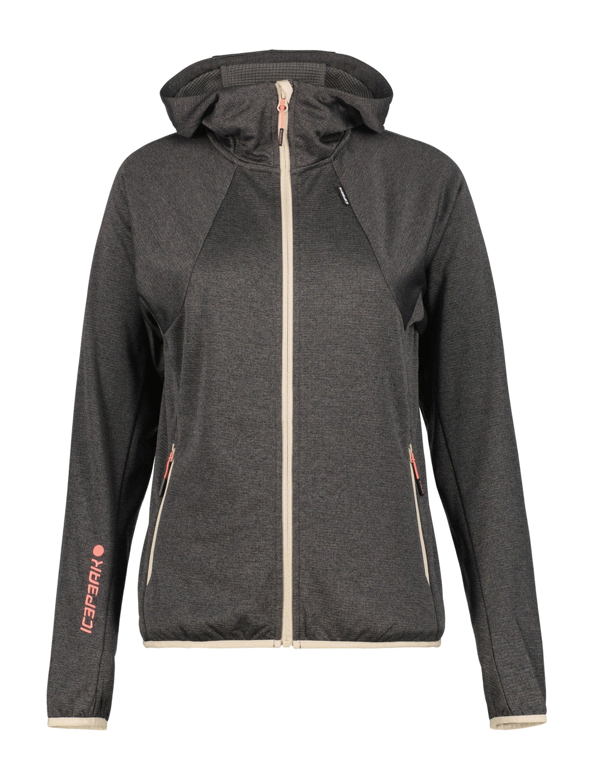 ICEPEAK ICEPEAK BANKS Fleecejacken & Pullover ICEPEAK DUNKEL GRAU S