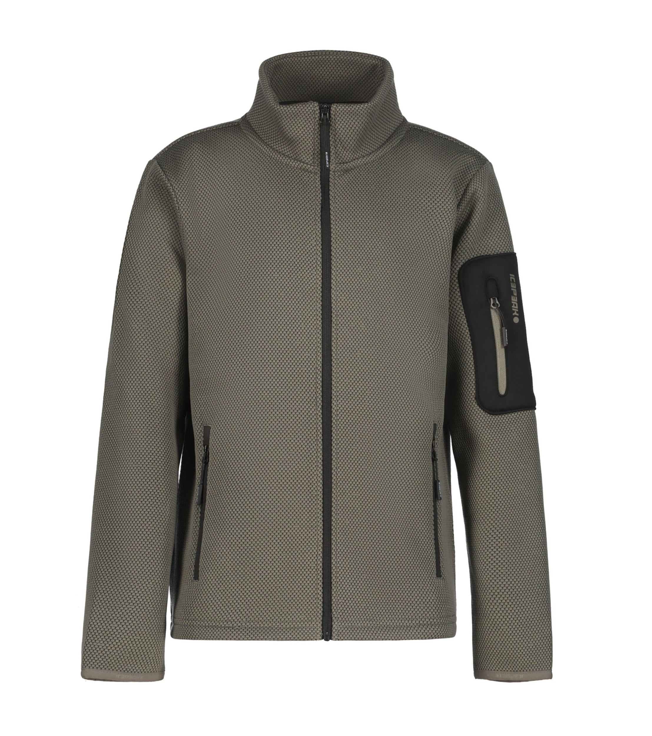 ICEPEAK ICEPEAK KEVELAER JR Fleecejacken & Pullover ICEPEAK GRANIT 116