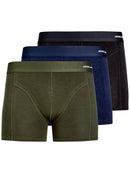 JACK & JONES JACBASIC BAMBOO TRUNKS 3 PACK NOOS Black/Black - Black Unterhosen JACK & JONES Forest Night/Black - Navy blazer S