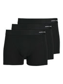 JACK & JONES JACBASIC BAMBOO TRUNKS 3 PACK NOOS Black/Black - Black Unterhosen JACK & JONES Black/Black - Black S