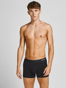 JACK & JONES JACBASIC BAMBOO TRUNKS 3 PACK NOOS Black/Black - Black Unterhosen JACK & JONES