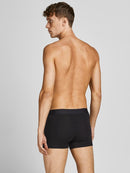 JACK & JONES JACBASIC BAMBOO TRUNKS 3 PACK NOOS Black/Black - Black Unterhosen JACK & JONES