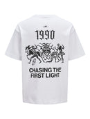 JACK & JONES JCOCNZ BERLIN GRAPHIC T-SHIRT Bright White Freizeitshirts /-hemden JACK & JONES