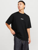 JACK & JONES JCOCNZ BERLIN GRAPHIC T-SHIRT Bright White Freizeitshirts /-hemden JACK & JONES