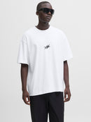 JACK & JONES JCOCNZ BERLIN GRAPHIC T-SHIRT Bright White Freizeitshirts /-hemden JACK & JONES