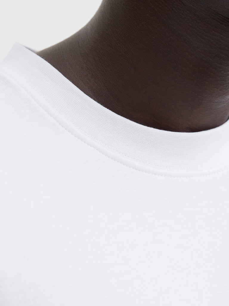 JACK & JONES JCOCNZ BERLIN GRAPHIC T-SHIRT Bright White Freizeitshirts /-hemden JACK & JONES