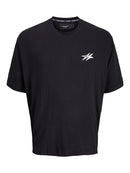 JACK & JONES JCOCNZ BERLIN T-SHIRT Freizeitshirts /-hemden JACK & JONES Black/SET-IN SLEEVES S