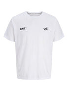 JACK & JONES JCOCNZ PARIS T-SHIRT Bright White Freizeitshirts /-hemden JACK & JONES Bright White S