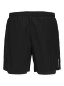 JACK & JONES JCOCNZ SHORTS WITH INNER TIGTHS NOO Black Freizeithosen JACK & JONES