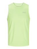 JACK & JONES JCOCNZ TANK TOP SN Bright White Freizeitpullover JACK & JONES Paradise Green S