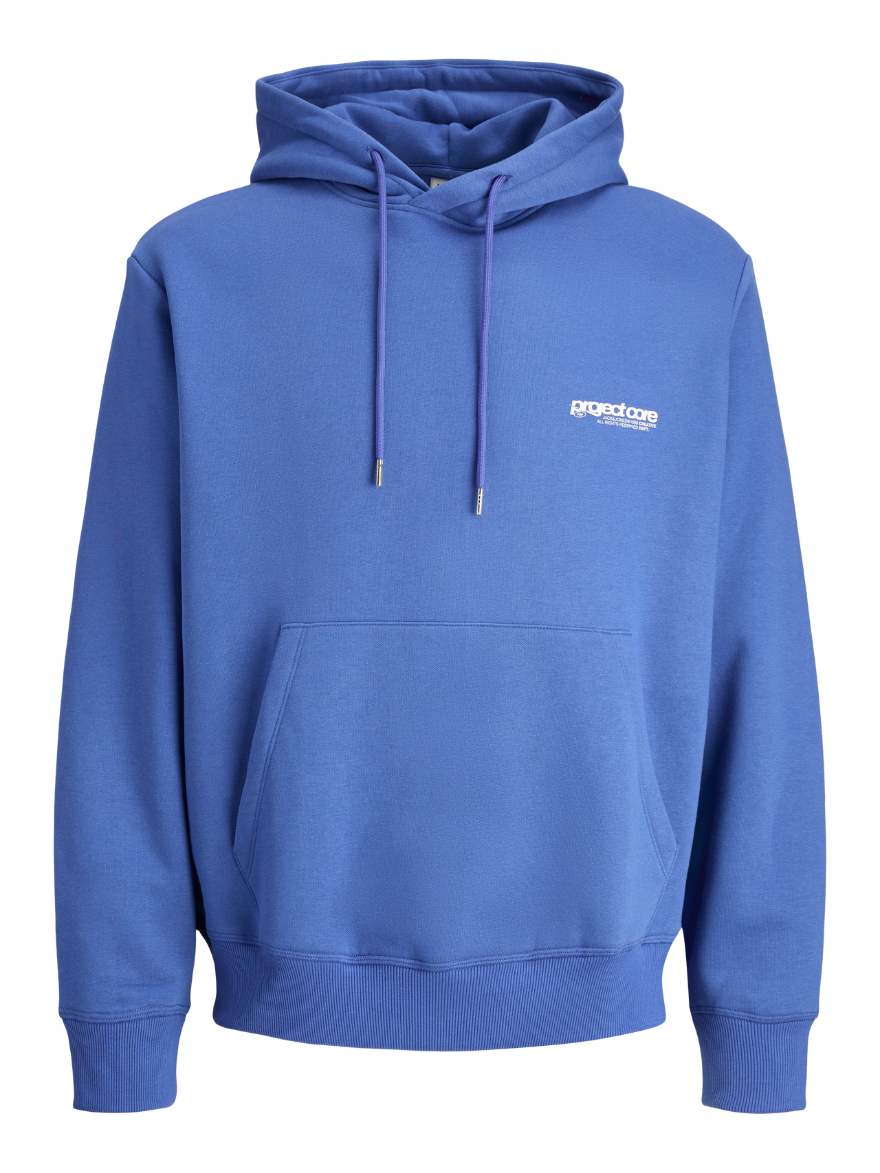 JACK & JONES JCOUNION PRINT SWEAT HOOD NOOS Freizeitpullover JACK & JONES Beaucoup Blue S