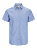 JACK & JONES JJEABEL SHIRT SS SN Freizeitshirts /-hemden JACK & JONES ENSIGN BLUE M