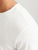 JACK & JONES JJEBASHER TEE O-NECK SS NOOS Cloud Dancer/REG Freizeitshirts /-hemden JACK & JONES