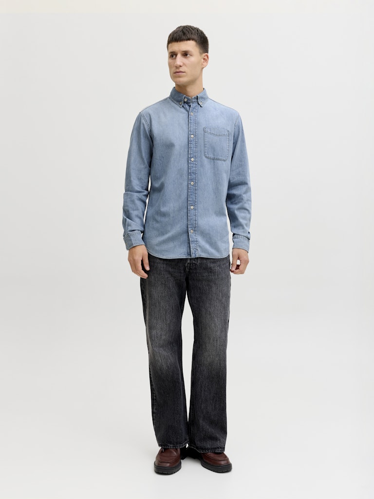 JACK & JONES JJEBROOK JJOXFORD SHIRT AKM 990 NOO Freizeitshirts /-hemden JACK & JONES