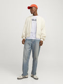 JACK & JONES JJECALEB VARSITY TEE SS O-NECK NOOS Navy Blazer Freizeitshirts /-hemden JACK & JONES