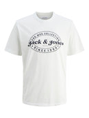 JACK & JONES JJEDOVER PRINT TEE SS CREW NECK Freizeitshirts /-hemden JACK & JONES 178074 S