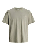 JACK & JONES JJEDOVER SLUB TEE SS NOOS Freizeitshirts /-hemden JACK & JONES Vetiver S