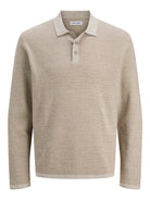 JACK & JONES JJEGEORGE KNIT POLO LS SN Freizeitshirts /-hemden JACK & JONES 176547002 S