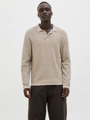 JACK & JONES JJEGEORGE KNIT POLO LS SN Freizeitshirts /-hemden JACK & JONES