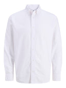 JACK & JONES JJEHARVEY OXFORD L/S SHIRT NOOS Freizeitshirts /-hemden JACK & JONES White/REGULAR FIT S