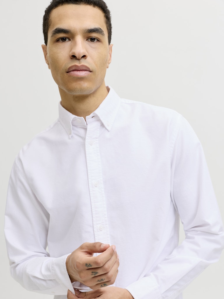 JACK & JONES JJEHARVEY OXFORD L/S SHIRT NOOS Freizeitshirts /-hemden JACK & JONES