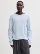 JACK & JONES JJEHILL KNIT CREW NECK NOOS Iceberg Green/Twist Freizeitpullover JACK & JONES