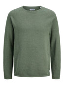 JACK & JONES JJEHILL KNIT CREW NECK NOOS Iceberg Green/Twist Freizeitpullover JACK & JONES 176342013 S