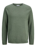 JACK & JONES JJEHILL KNIT CREW NECK NOOS Iceberg Green/Twist Freizeitpullover JACK & JONES 176342013 S
